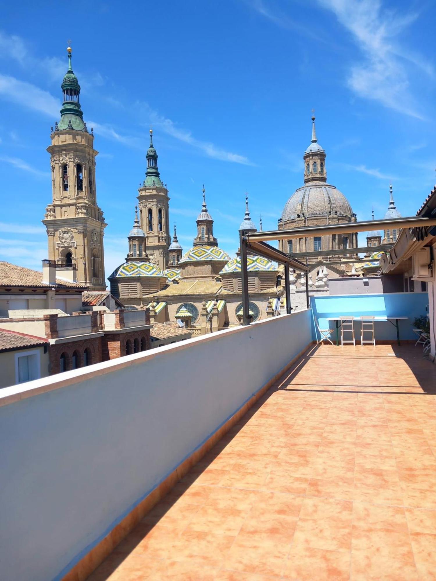 Апартаменты La Terraza Del Pilar Сарагоса Экстерьер фото