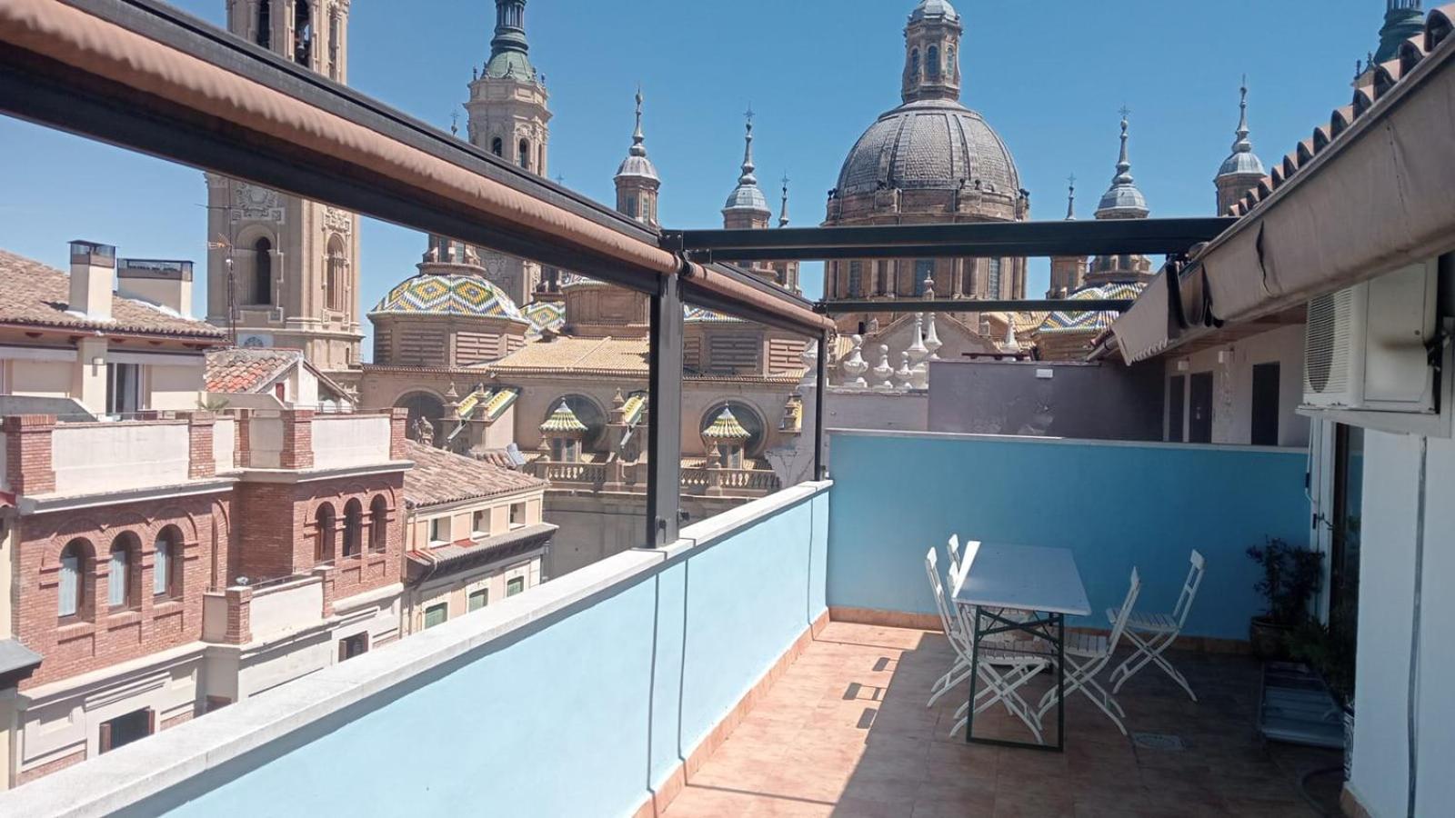 Апартаменты La Terraza Del Pilar Сарагоса Экстерьер фото