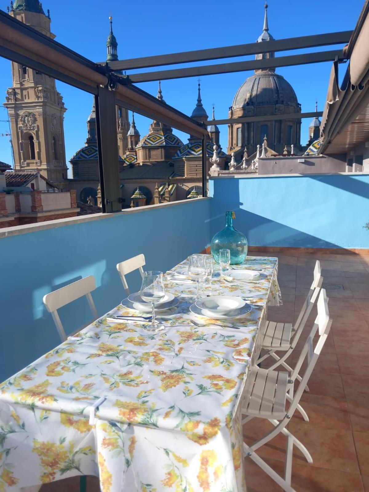 Апартаменты La Terraza Del Pilar Сарагоса Номер фото