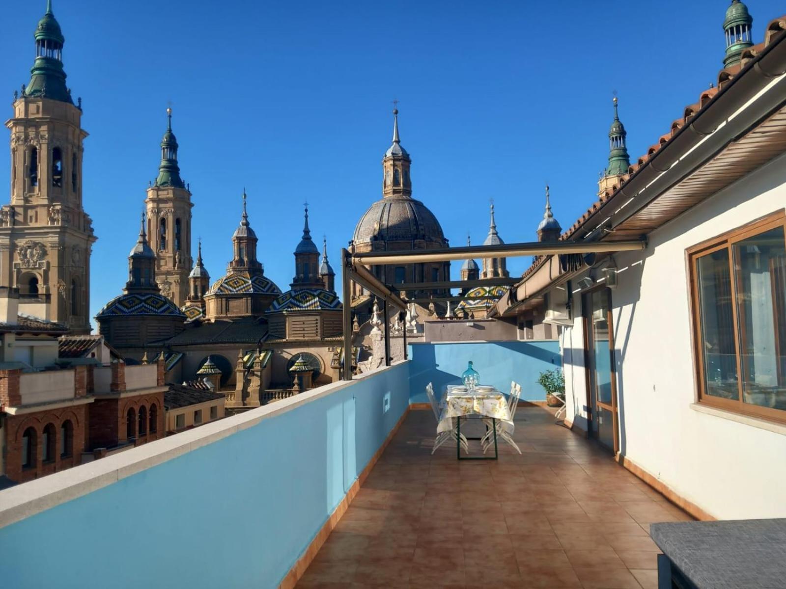 Апартаменты La Terraza Del Pilar Сарагоса Экстерьер фото